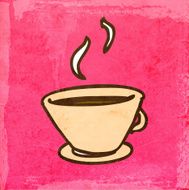 Coffee on Grunge Background