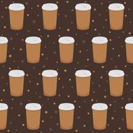 Pattern with coffee