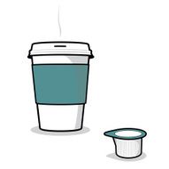 Coffee To-Go Cup With Creamer
