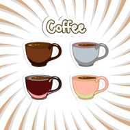 coffee cups set N2