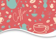 vector coffee background N11