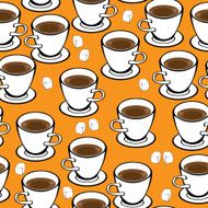 seamless pattern cup of coffee