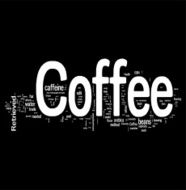 Coffee tag cloud