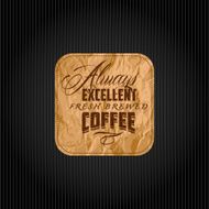 Vintage Coffee Label N77