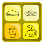 Four snack icons