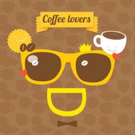 Coffee smile sunglasses