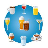 drinks icon set