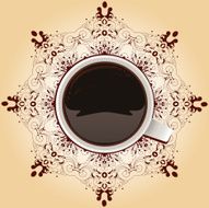 Coffee at the creative serviette