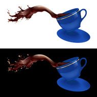 Coffee splashing