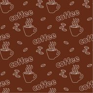 seamless coffee pattern N20