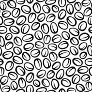 Coffee Beans Seamless Pattern N5