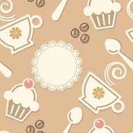 Coffee shop seamless pattern N2