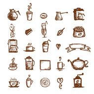 Design elements for coffee company