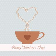 Coffee cup with a heart N3