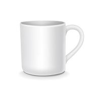 blank white cup N3