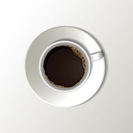 Cup of black coffee N6