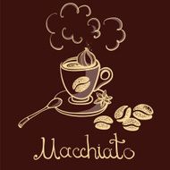 cup of coffee macchiato N2