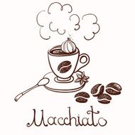 cup of coffee macchiato N3
