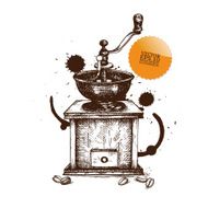 Vintage vector coffee illustration N3