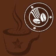 Coffee Cup and Stamp N2