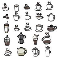 vector set of coffee N5