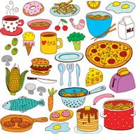 Food Doodles set