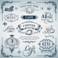 vintage frames and design elements