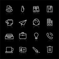 Office - Black Simple Icons N2