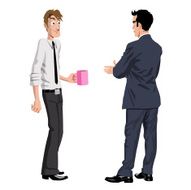 consultation between two businessmen