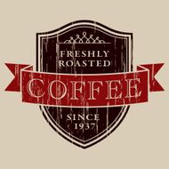 Vintage Coffee Label N83