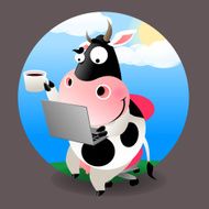 working-cow