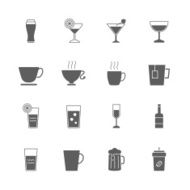 drink icons set N12