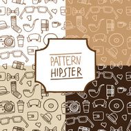 Pattern hipster set number 1