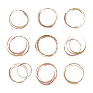 Coffee stain circles N6