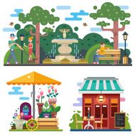 Beautiful city space in summer time N2