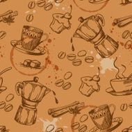 Coffee Seamless Pattern N45