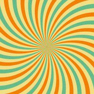 Retro abstract hypnotic background vector illustration