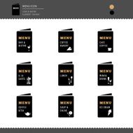 Menu Restaurant cafe Icons design element