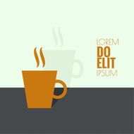 Abstract background with a cup of coffee N4