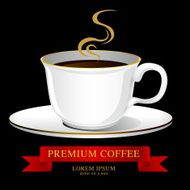 Coffee cup vector Creative design cafe idea N4