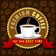 Coffee cup vector Creative design cafe idea N5