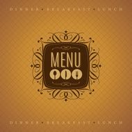 Restaurant menu design - Illustration N3