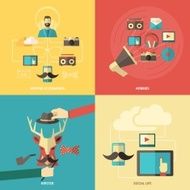 Hipster Design Concept