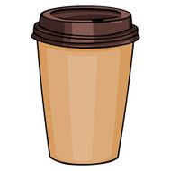 plastic cup with lid for hot drinks