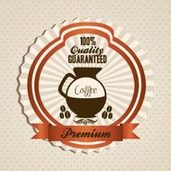 Coffee Icons and labels N9