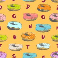 Donut seamless pattern N3