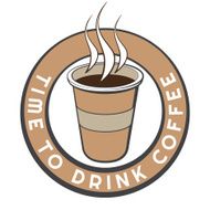 Disposable coffee cup logo design with text template Vintage badge N12