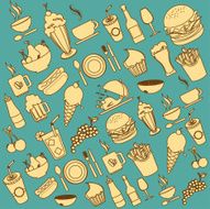 Restaurant icons N8
