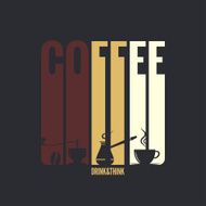 coffee label design background