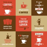 Coffee mini poster set N2